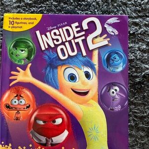 Inside Out 2 Storybook with Figurines
